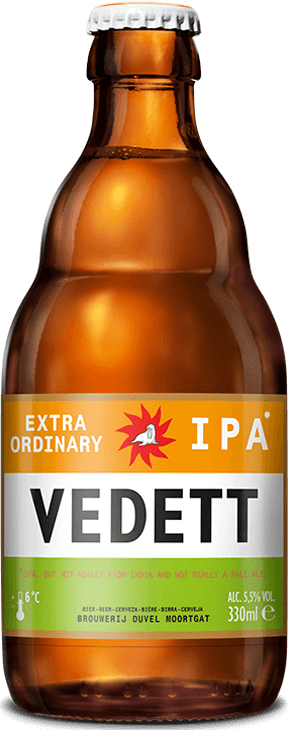 Biere VEDETT XTRA IPA Neuf 6 Modele Sérigraphié Différent Verre 50cl 